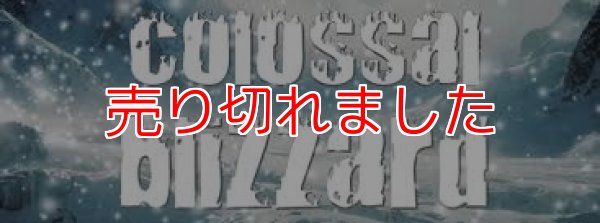 画像1: ＜レア＞ビーウェーブをほぼレギュラーでするの巻「COLOSSAL BLIZZARD」 (1)